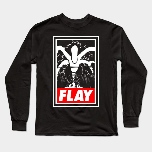 Obey The Mind Flayer Long Sleeve T-Shirt by drewbacca